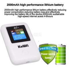 KuWFi mini Mobile 4G LTE Hotspot Router Portable 3G/4G SIM Card Unlocked Wi-fi Hotspot