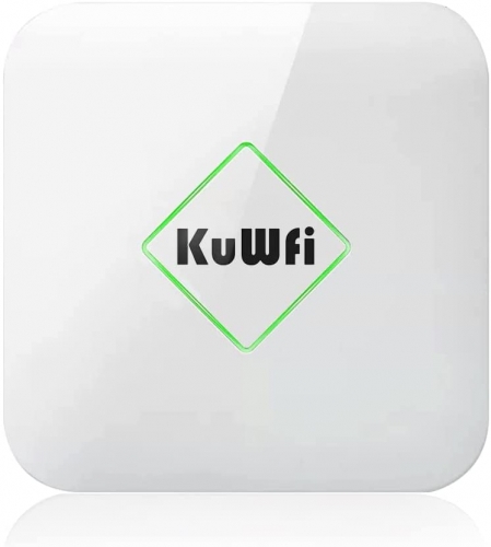 KuWFi 1200Mbps Wave2 Wireless Ceiling AP Dual Band Wireless Router Up to 128Users 48V POE