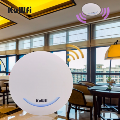 KuWFi 1200Mbps Ceiling Wireless AP 11ac 2.4Ghz&5.8 Ghz Ceiling-mounted AP Indoor