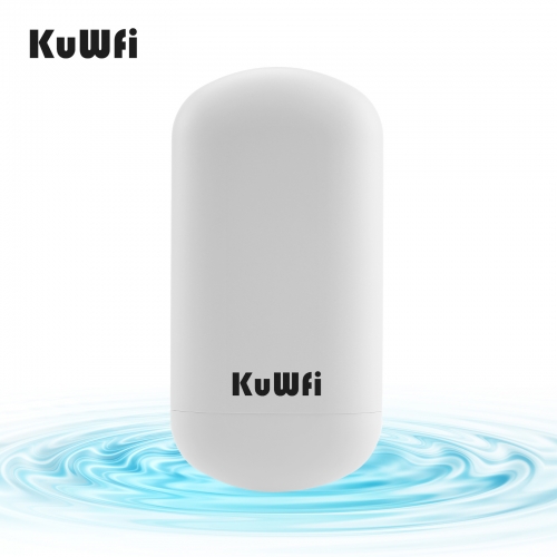 KuWFi 5.8G 450Mbps CPE Wireless Bridge Point to Point 1-2KM Outdoor WiFi Bridge