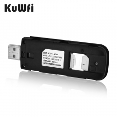 KuWFi 4G Modem WIFI Router USB Dongle LTE CAT4 up to 150Mbps Sim Card For Travel
