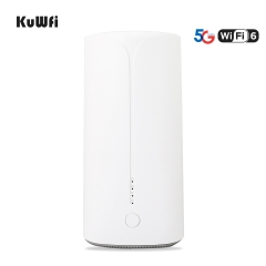 KuWFI 5G CPE Router 4G/5G SIM Card WiFi6 Dual Band NSA/SA Modem 5G Network Up to 3.0Gbps