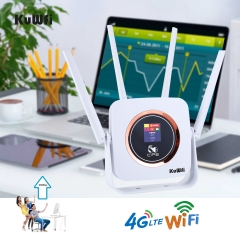 KuWFi 4G WIFI Router Cat6 300Mbps Unlocked 4G WIFI LTE SIM RJ45 Lan Port For Indoor
