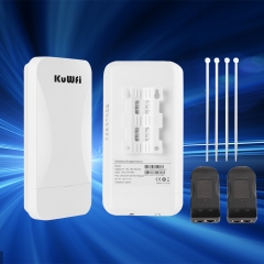 KuWFi 1-2KM Wireless bridge 2.4G 300Mbps Outdoor CPE AP/ Repeater Point to Point Wireless Bridge
