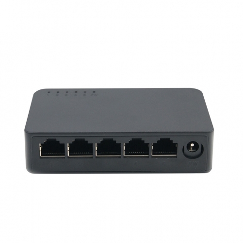 KuWFi 5 Ports Gigabit Switch 10/100/1000Mbps Fast Ethernet Switcher 4K Lightning Protection Smart Switch Support IEEE802.3x