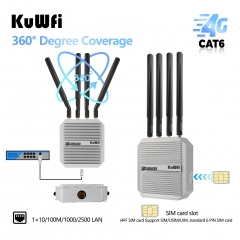 1800mbps KuWFi cat 6 outdoor 4G lte wireless data terminal 32 users access point