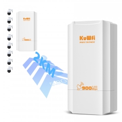 KuWFi 5.8ghz 2km outdoor wifi extender wifi bridge 900mbps outdoor cpe point to point wireless bridge