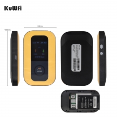 Dual sim KuWFi router 4g port forward unlocked mobile wifi hotspot